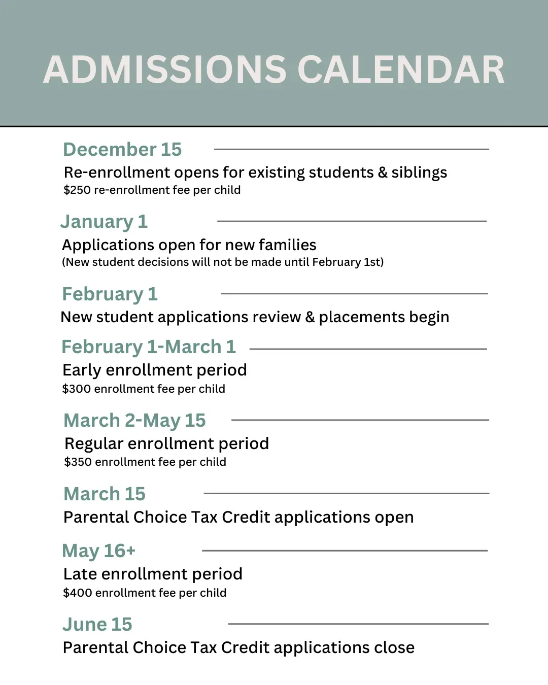 Cimarron upcoming visit dates